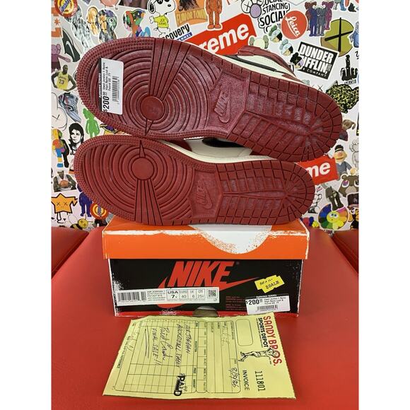 Size 7 - Jordan 1 Retro High OG Chicago Reimagined Lost & Found 100% Authentic! - Picture 5 of 5